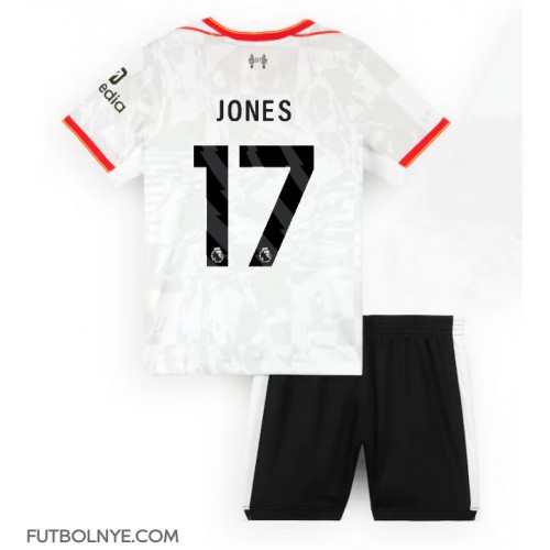 Camiseta Liverpool Curtis Jones #17 Tercera Equipación para niños 2024-25 manga corta (+ pantalones cortos)